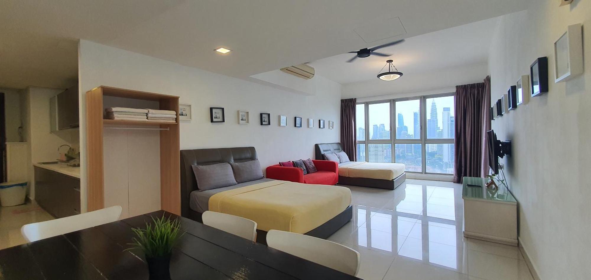 Amazing Klcc View @ Regalia Residence Kuala Lumpur Rom bilde